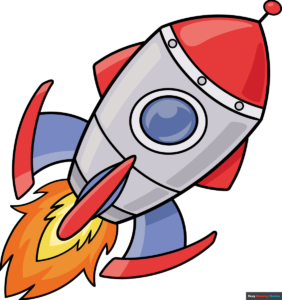 How to Draw a Cartoon Spaceship Featured Image