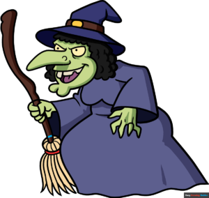 How to Draw a Cartoon Witch Featured Image