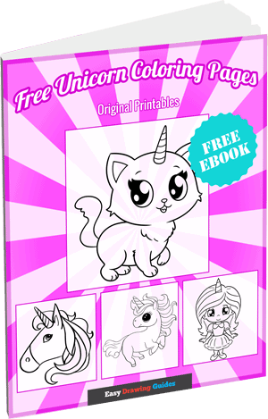 Unicorn Coloring Pages - Easy Drawing Guides