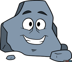How to Draw a Cartoon Rock Featured Image