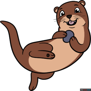 How to Draw a Cartoon Sea Otter Featured Image