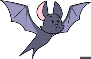 How to Draw an Easy Cartoon Bat Featured Image