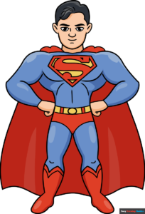How to Draw an Easy Superman Featured Image