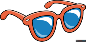 How to Draw Cartoon Sunglasses Featured Image