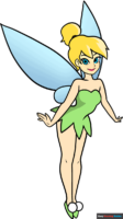 How to Draw Tinkerbell