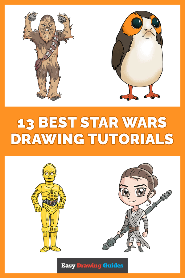 How to Draw REY (Star Wars) Drawing Tutorial - Draw it, Too!