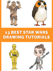 10 best star wars Drawings Tutorials Pinterest Image