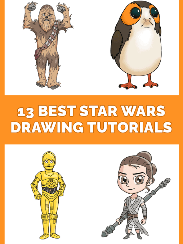 10 best star wars Drawings Tutorials Pinterest Image