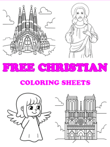 Free printable Christian coloring sheets - featured image