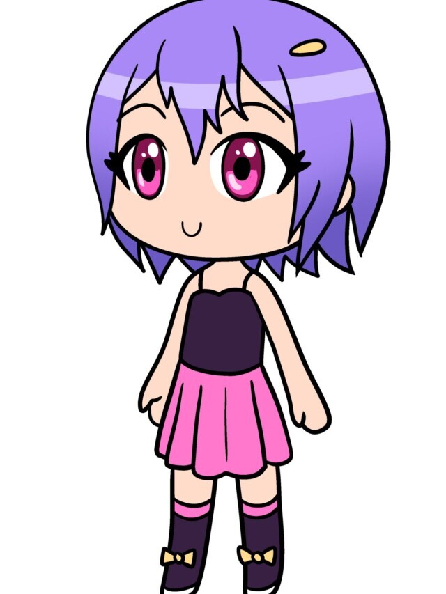 Easy Gacha Life Character Drawing Tutorial