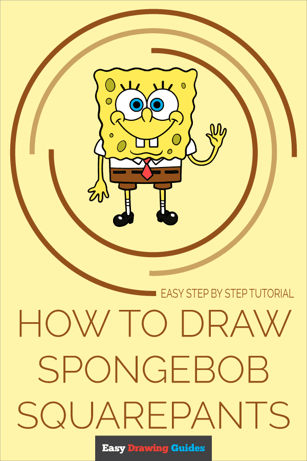 How to Draw Spongebob Squarepants Pinterest Image