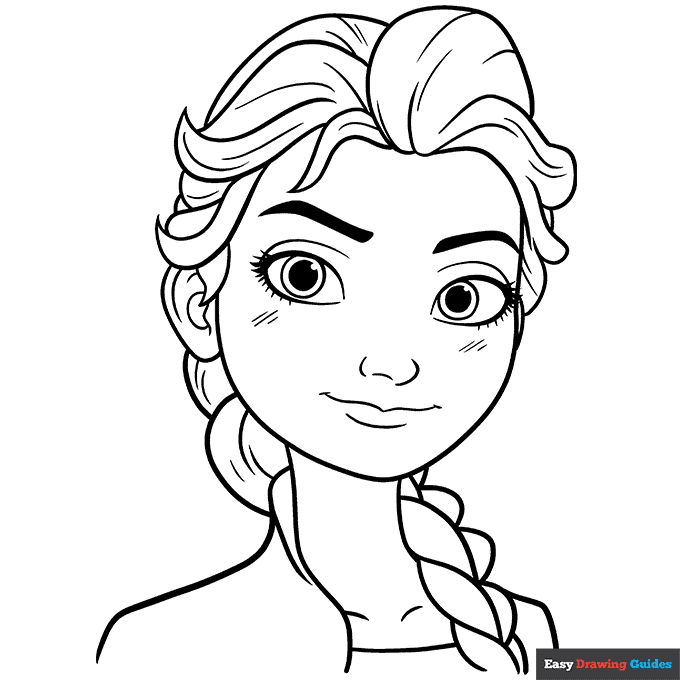 elsas coloring pages