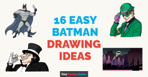 16 easy batman drawing tutorials featured image