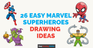 26 easy marvel superheroes drawing ideas featured image