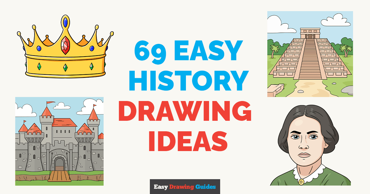 69 easy history drawing tutorials featured image