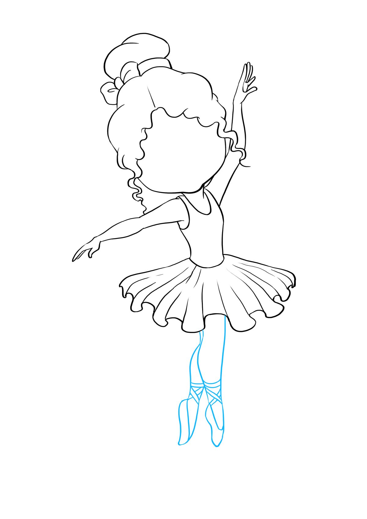 Ballerina Tutorial Drawing
