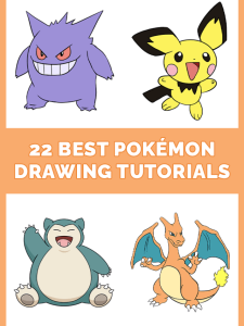 22 Easy Pokémon Drawing Tutorials Pinterest Image