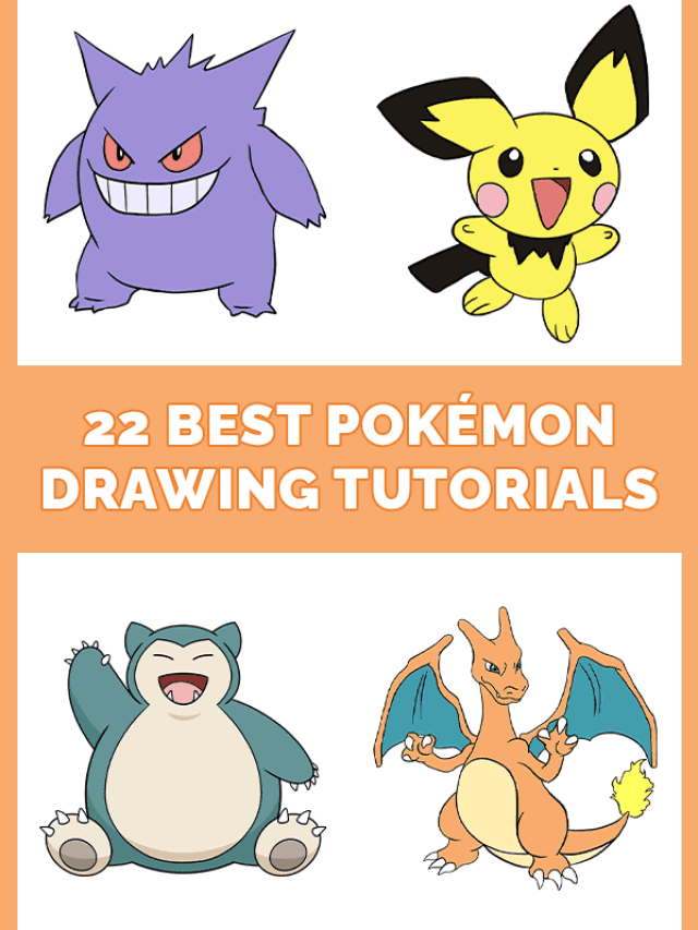 22 Easy Pokémon Drawing Tutorials Pinterest Image