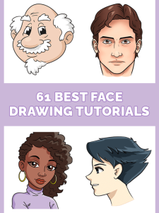51 best face Drawings Tutorials Pinterest Image