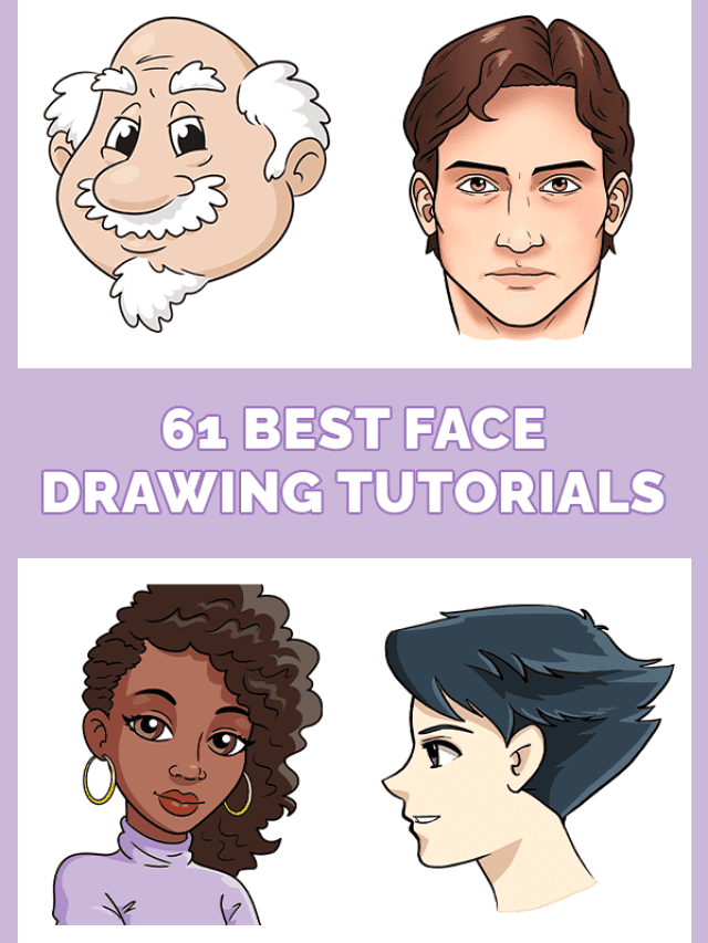 51 best face Drawings Tutorials Pinterest Image