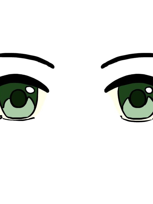 Anime Eyes drawing tutorial - web story - complete
