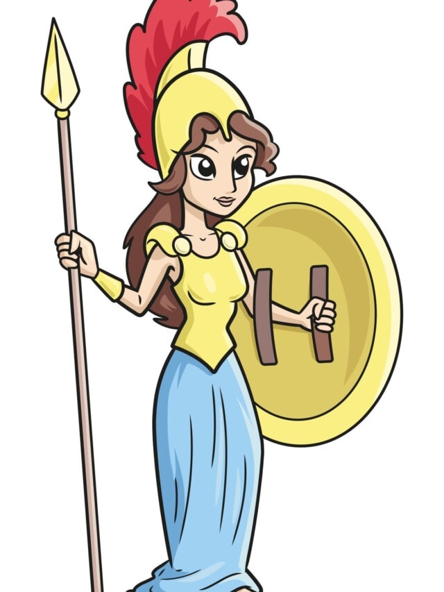 Athena drawing tutorial - web story - complete