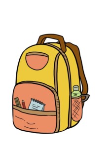 Backpack drawing tutorial - web story - complete