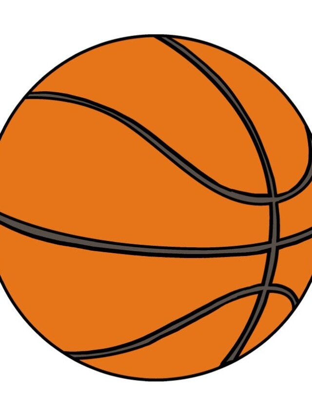 Basketball drawing tutorial - web story - complete