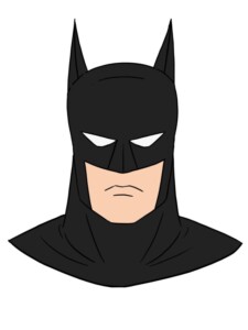 Batman's Face drawing tutorial - web story - complete