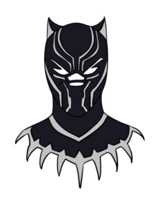 Black Panther drawing tutorial - web story - complete
