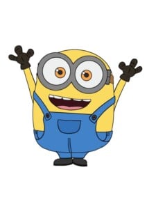 Bob the Minion drawing tutorial - web story - complete