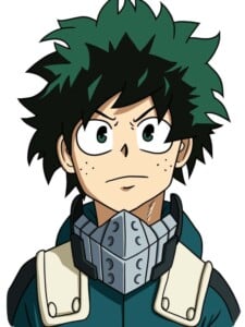 Deku from My Hero Academia drawing tutorial - web story - complete