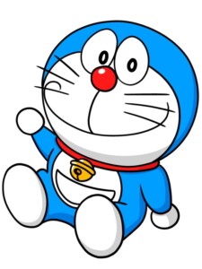 Doreamon drawing tutorial - web story - complete