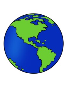 Earth drawing tutorial - web story - complete