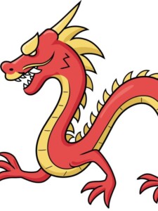 Easy Chinese Dragon drawing tutorial - web story - complete