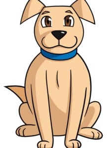 Easy Dog drawing tutorial - web story - complete