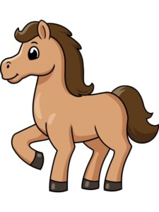 Easy Horse drawing tutorial - web story - complete