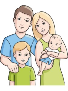 Family drawing tutorial - web story - complete