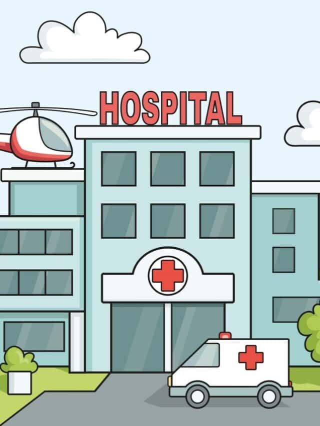 Hospital drawing tutorial - web story - complete