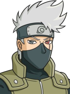 Kakashi Hatake from Naruto drawing tutorial - web story - complete
