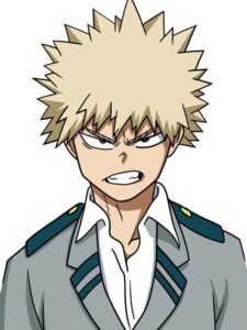 Katsuki Bakugo from My Hero Academia drawing tutorial - web story - complete