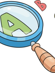 Magnifying Glass drawing tutorial - web story - complete