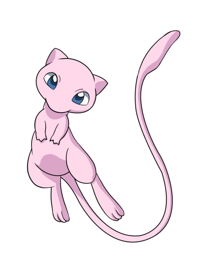 Mew drawing tutorial - web story - complete