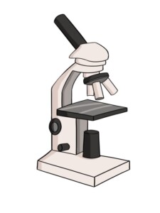 Microscope drawing tutorial - web story - complete