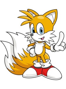 Miles Tails Prower from Sonic the Hedgehog drawing tutorial - web story - complete
