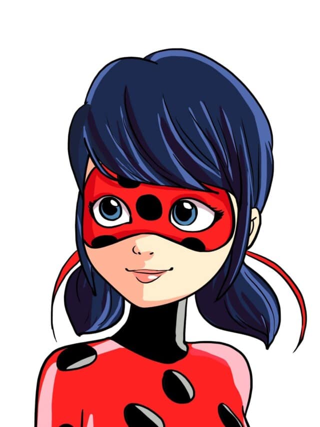 Miraculous Ladybug drawing tutorial - web story - complete