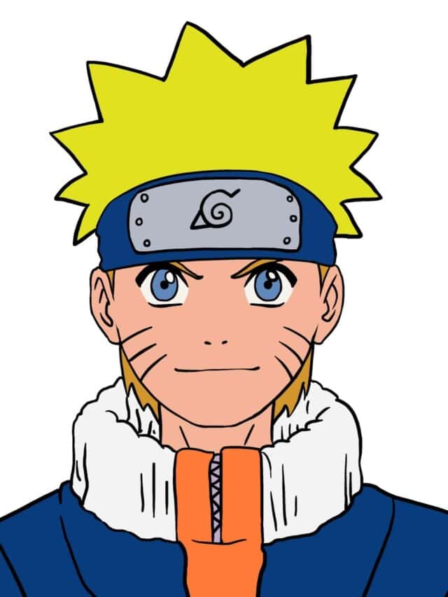 Naruto drawing tutorial - web story - complete