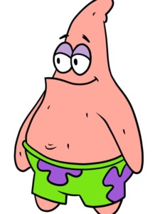 Patrick Star from Spongebob Squarepants drawing tutorial - web story - complete