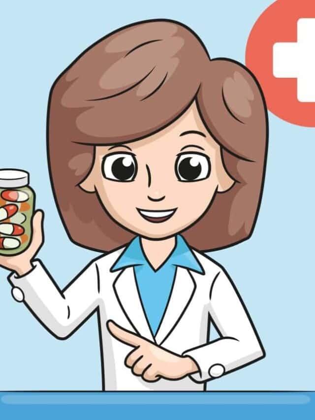 Pharmacist drawing tutorial - web story - complete