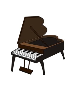 Piano drawing tutorial - web story - complete